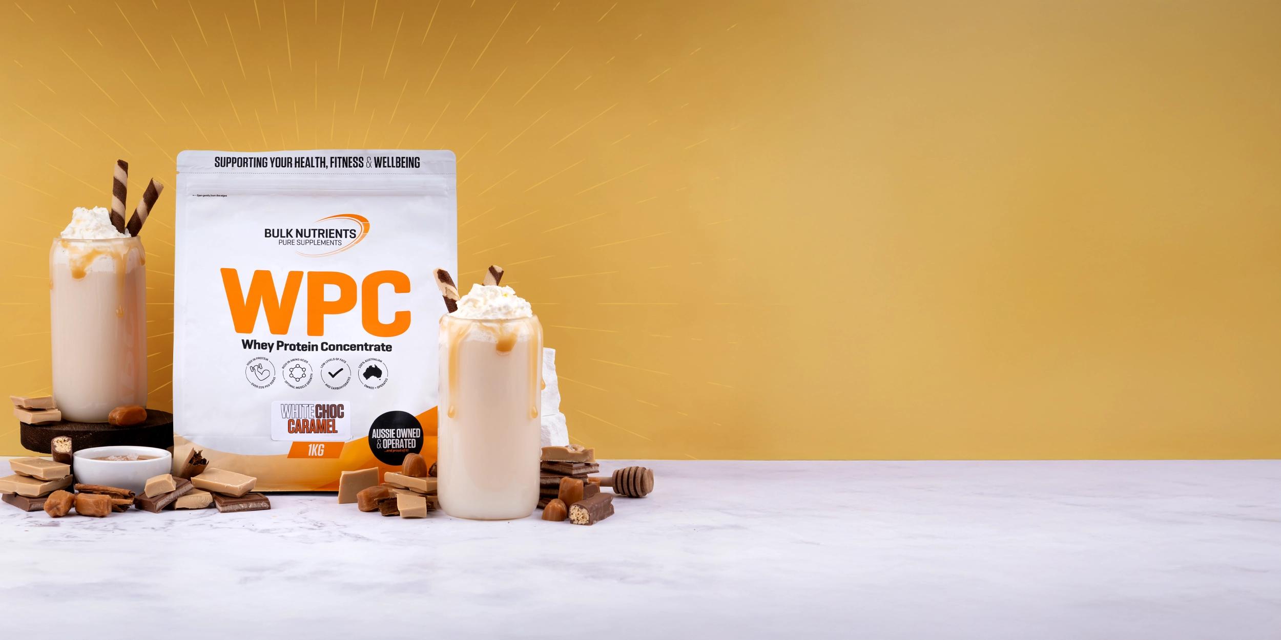 Bulk Nutrients WPC now in Limited Edition White Choc Caramel