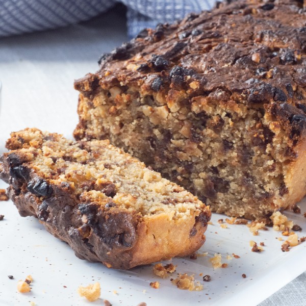High Protein Chocolate Chip Peanut Butter Protein Loaf recipe from Bulk Nutrients