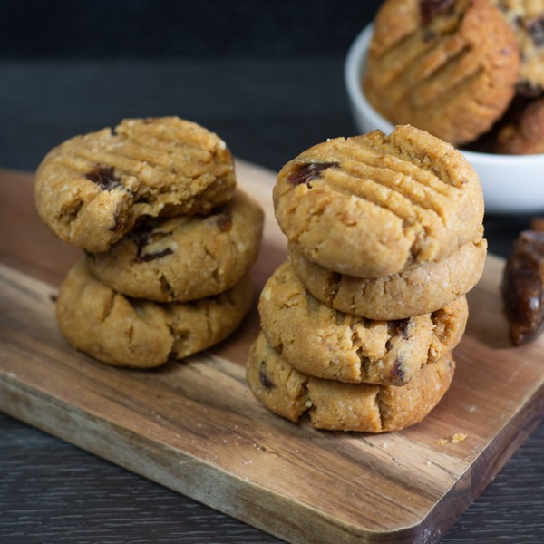 High Protein Peanut Butter Date Cookies recipe from Bulk Nutrients