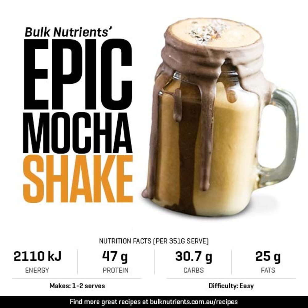 Scrumptious Epic Mocha Shake | Bulk Nutrients Recipe
