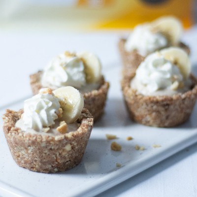 High protein Coconut Banana Cups recipe from Bulk Nutrients