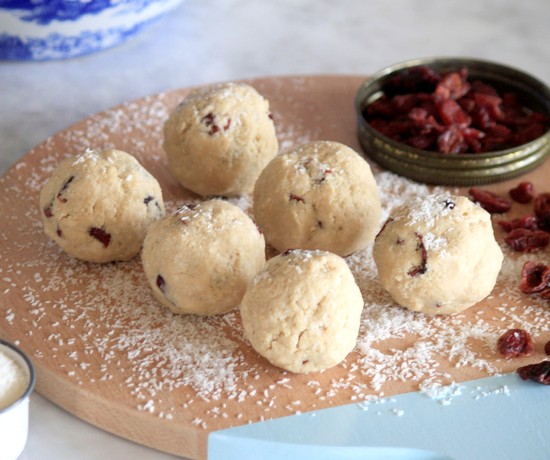 Vanilla Cranberry Snowballs
