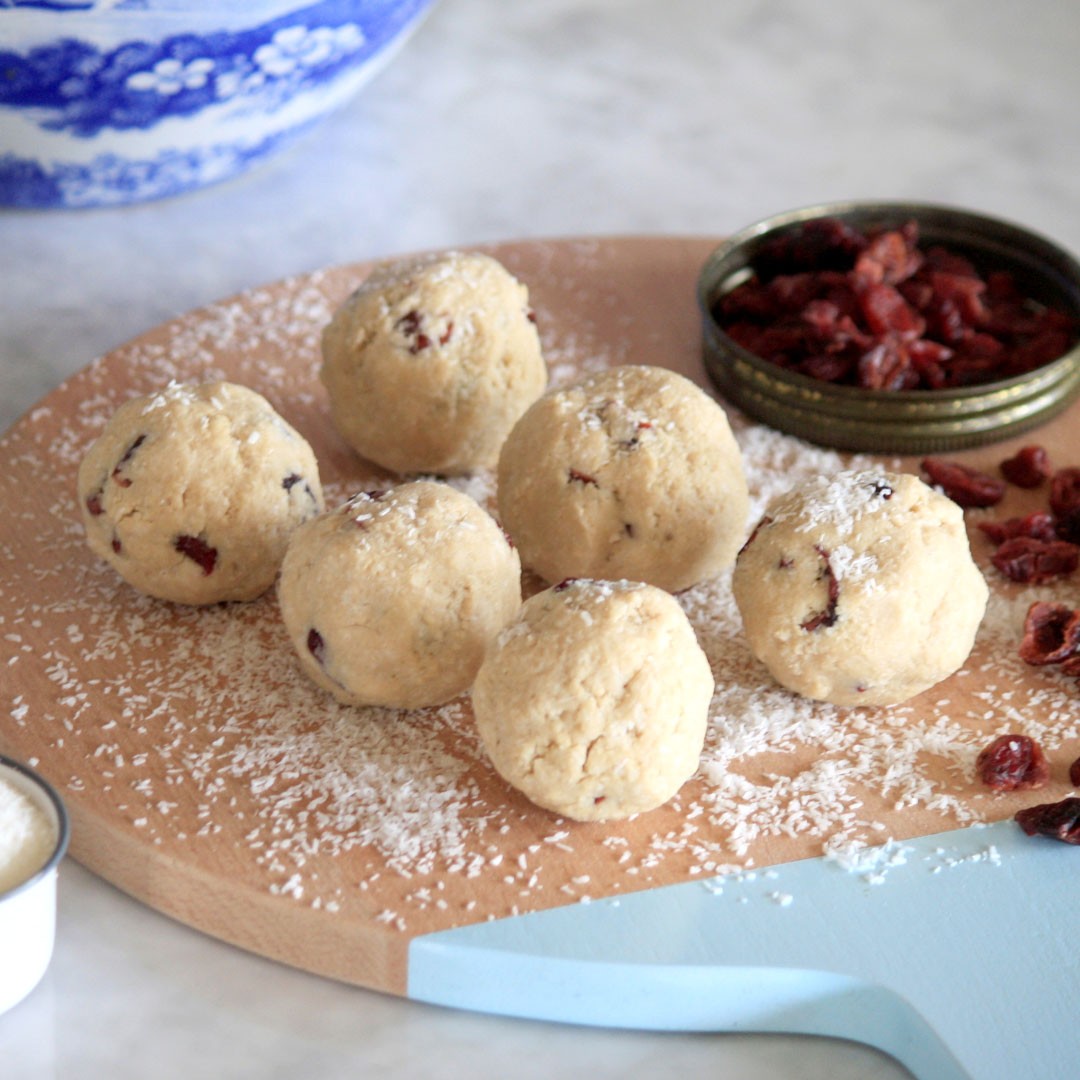 Vanilla Cranberry Snowballs
