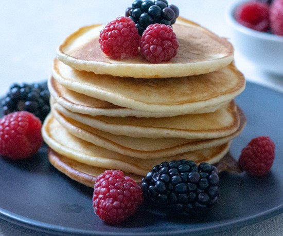 Quick High Protein Pancakes recipe from Bulk Nutrients