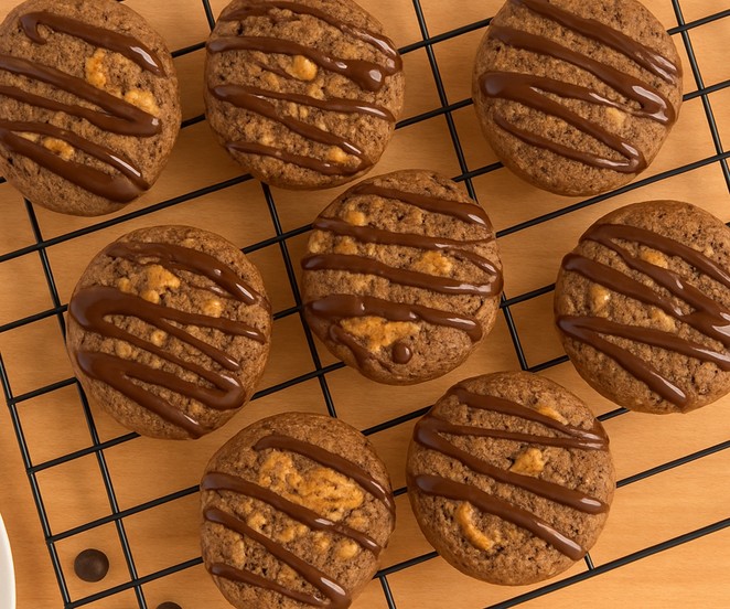 Choc Peanut Muffins