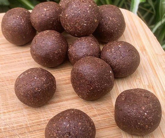 High protein Choc Almond Mini Protein Balls recipe from Bulk Nutrients