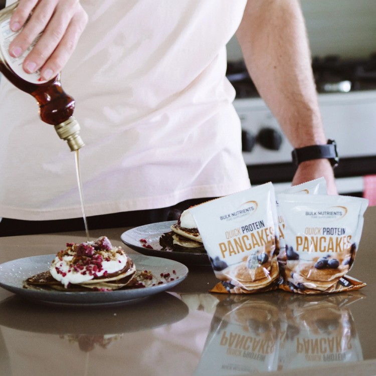 Want a quick and easy way to boost your protein intake? Look no further than Bulk Nutrients' Quick Protein Pancakes. Single serve sachets make breakfast a breeze.