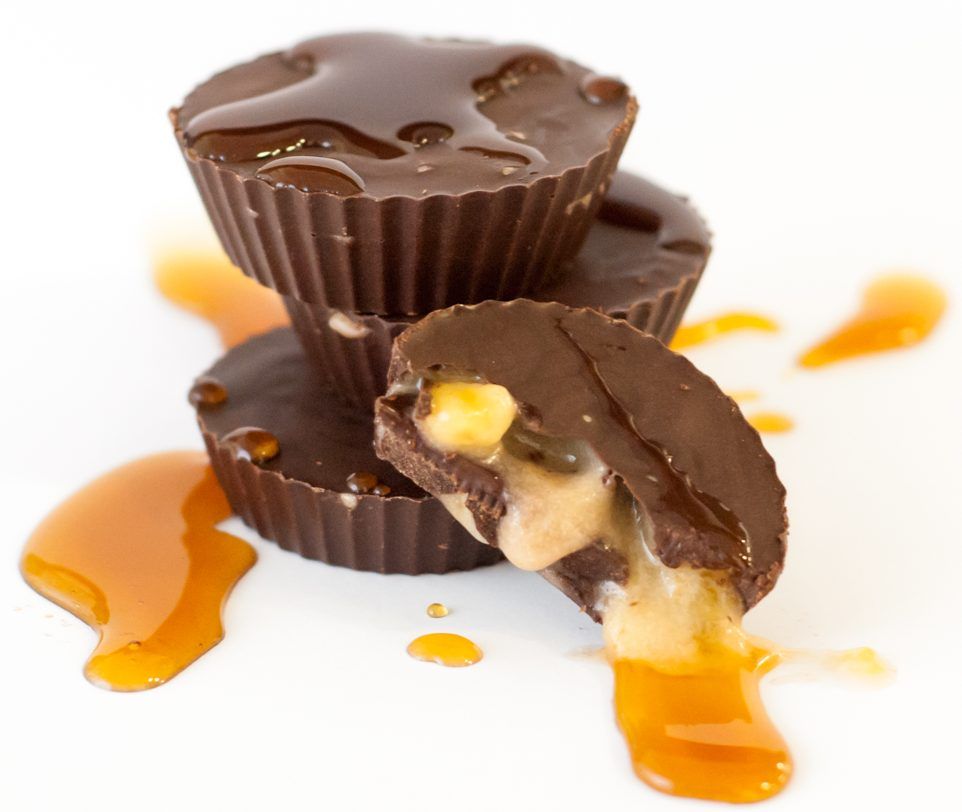 Salted Caramel Banana Protein Cups recipe from Bulk Nutrients 