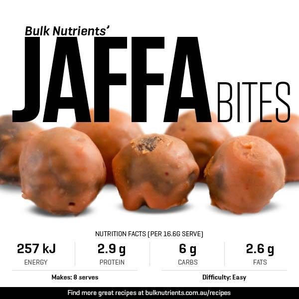 12 Days of Christmas - Jaffa Bites recipe from Bulk Nutrients 