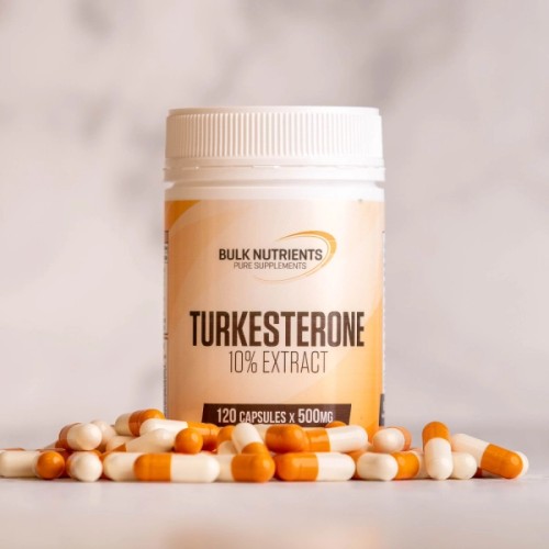 Unlock the power of Turkesterone for your fitness journey with Bulk Nutrients' Turkesterone Capsules 10% extract.