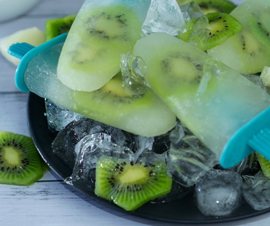 High Protein Pineapple and Kiwi BCAA Icy Poles recipe from Bulk Nutrients