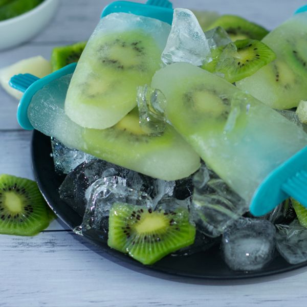 High Protein Pineapple and Kiwi BCAA Icy Poles recipe from Bulk Nutrients