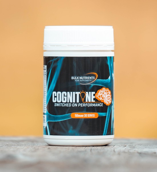 Bulk Nutrients' Cognitone will have you feeling switched on when you need it most