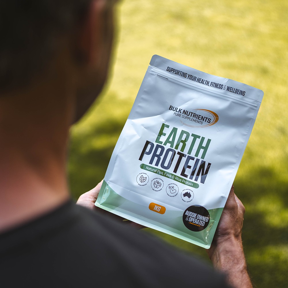Bulk Nutrients' Earth Protein Vegan Protein is a great alternative to whey-based proteins.