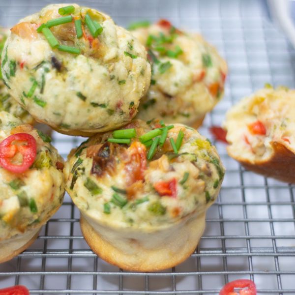 High Protein Breakfast Egg Muffins Protein Slice from Bulk Nutrients