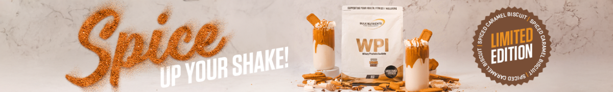 Spice up your Shake! Limited Edition WPI Spiced Caramel Biscuit Flavour!