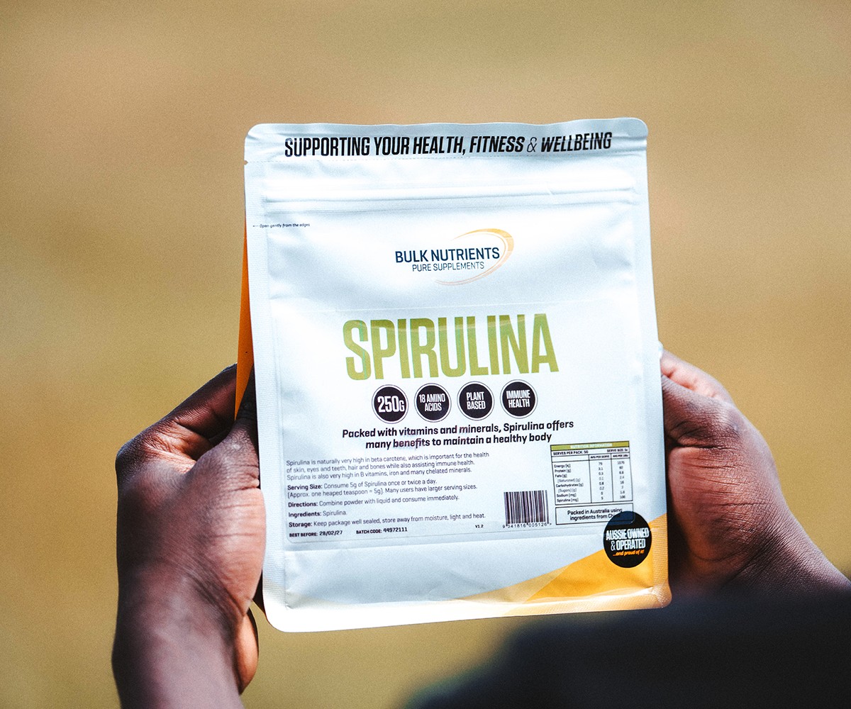 Spirulina: protein, vitamins, and better performance -- all in one glass!