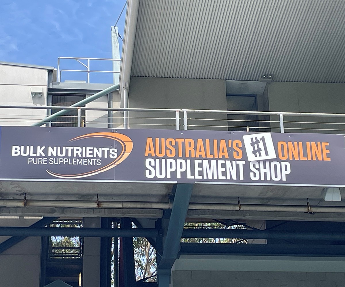 Bulk Nutrients Partnership Announcement with Central Coast Mariners Stadium Signage