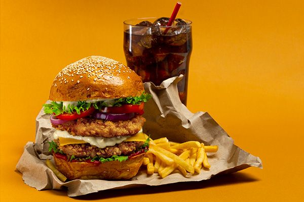 Larger Burger meal
