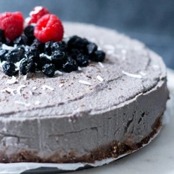 High Protein Vegan Acai Berry Cake recipe from Bulk Nutrients