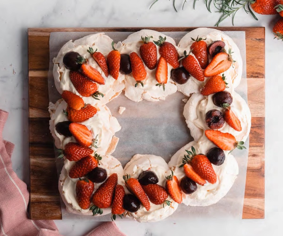 Mixed Berry Protein Pavlova Recipe