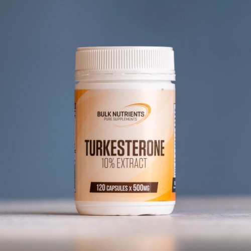 Experience faster recovery and increased strength with Bulk Nutrients' Turkesterone Capsules 10% extract.