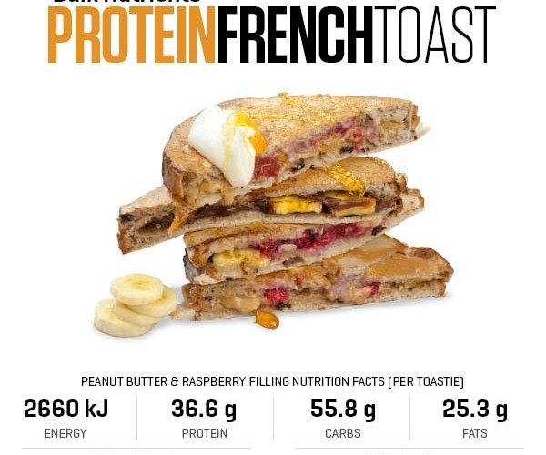 Protein French Toast - Three Ways recipe from Bulk Nutrients