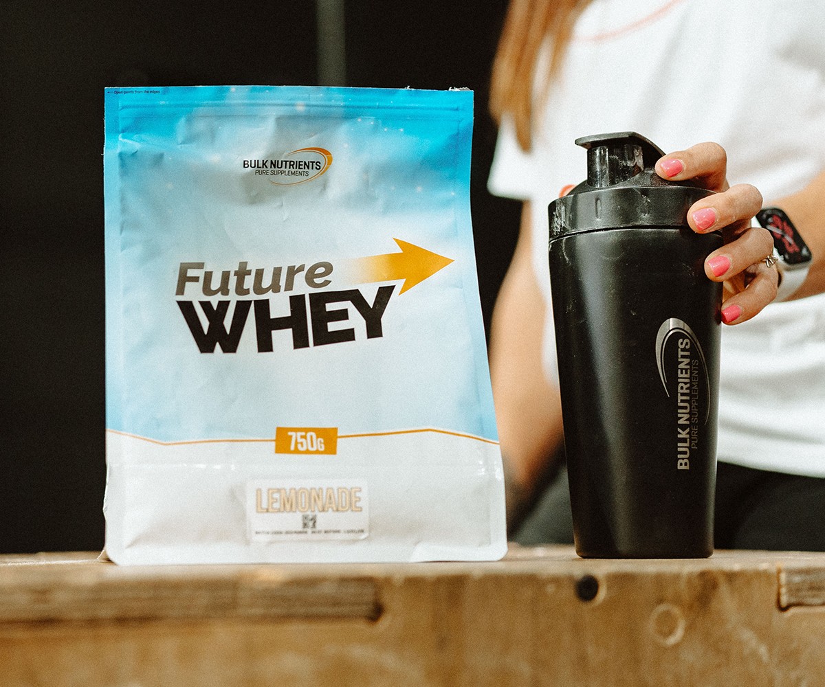 Future Whey contains 3.4 grams of leucine and 22 grams of protein in a single-serve!
