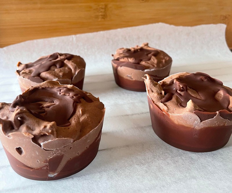 Frozen Keto Mousse Cups