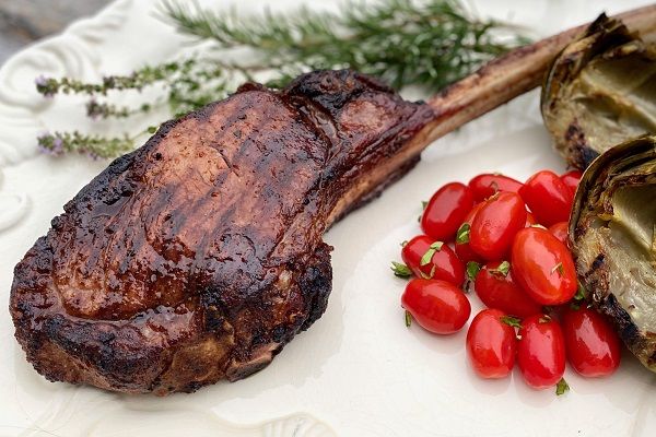 The tomahawk steak is a preferred choice for many beef lovers.