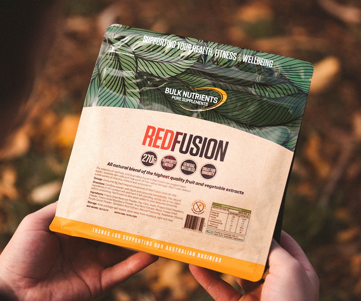 Red Fusion is packed with antioxidants.