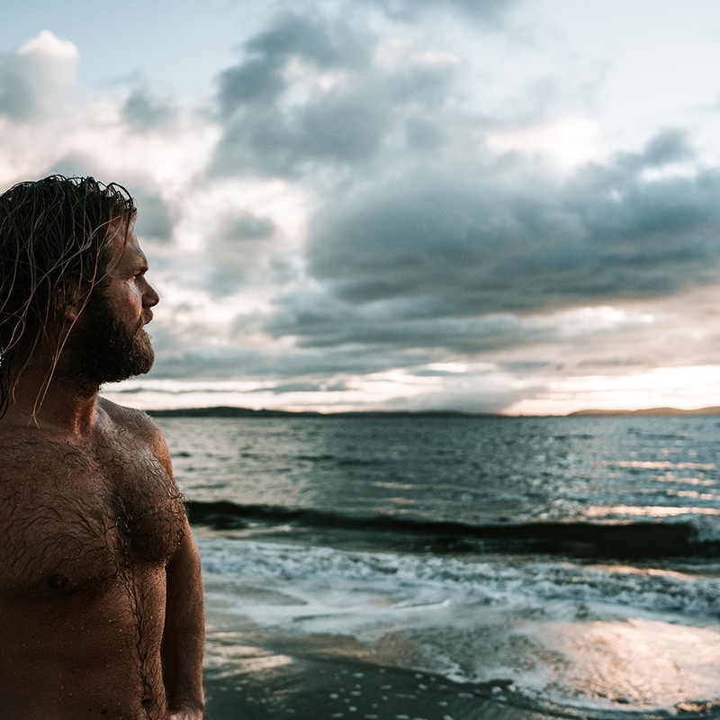Bulk Nutrients Ambassador Andy Leigh looking out on to the water
