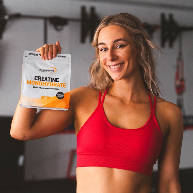 Enhance strength and build muscles with Bulk Nutrients' value-packed Creatine Monohydrate Powder.
