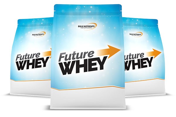 Our Bulk Nutrients Future Whey has 22 grams of protein per serve and 3.4 grams of leucine.