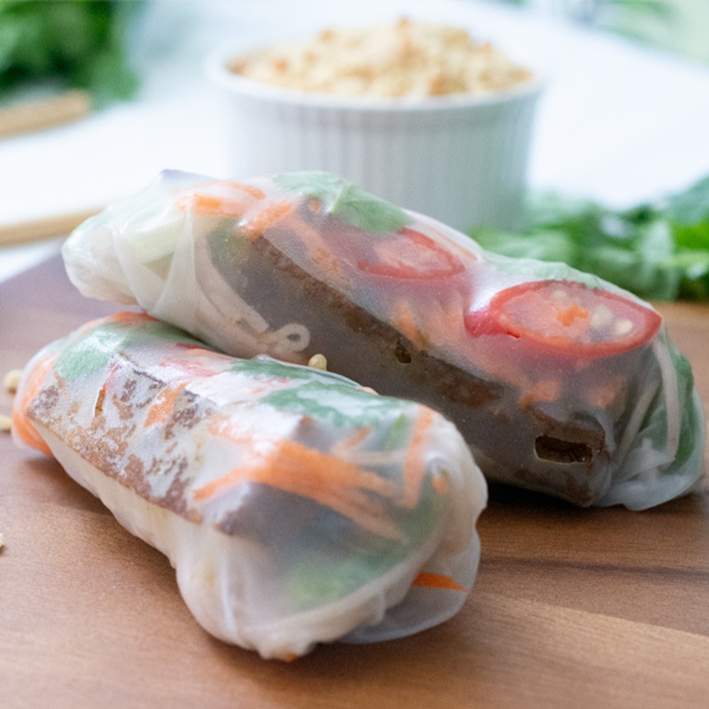 Rice Paper Rolls With Satay Sauce | Bulk Nutrients Recipe
