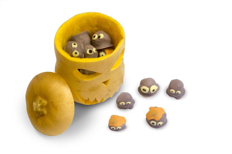 Halloween Monster Protein Balls recipe from Bulk Nutrients 