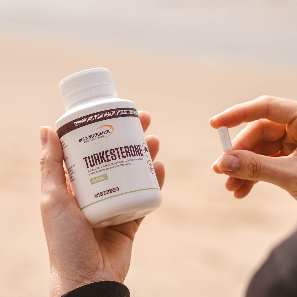 Unlock the power of Turkesterone for your fitness journey with Bulk Nutrients' Turkesterone Capsules 10% extract.