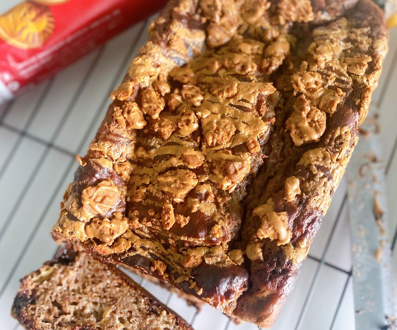 Biscoff Choc Banana Bread