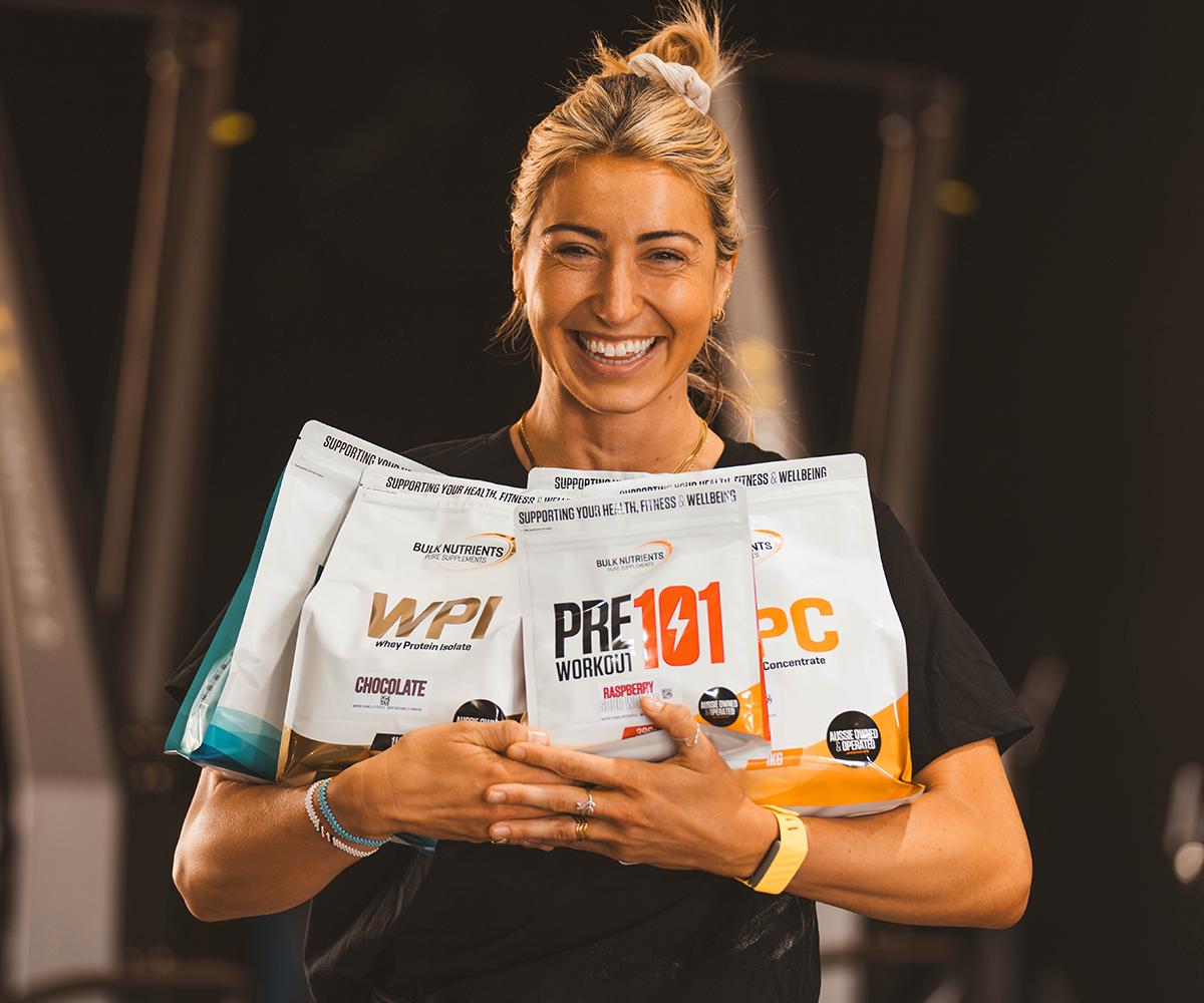 Nicola with multiple Bulk Nutrients products