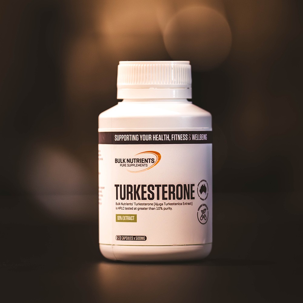 Bulk Nutrients' Turkesterone Capsules 10% extract for strength and recovery