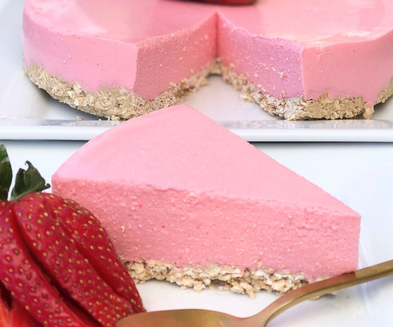 Strawberry Mousse Cake