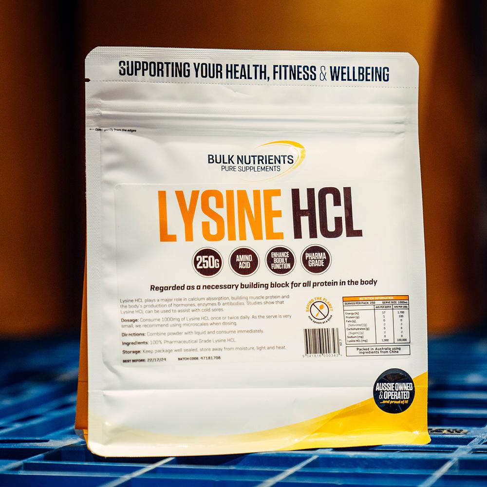 Bulk Nutrients' Lysine HCL is a popular choice when it comes to health playing a major role in many bodily functions
