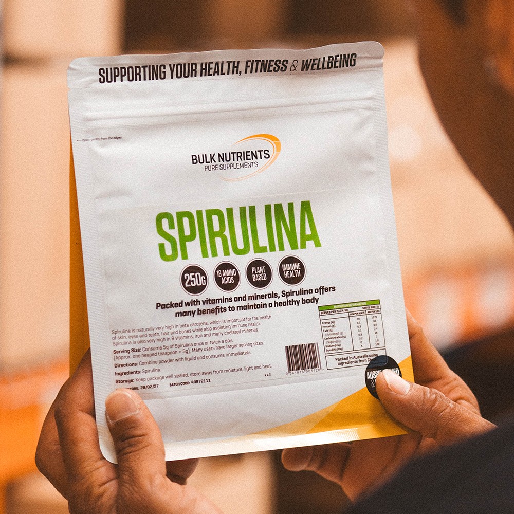 Bulk Nutrients' Spirulina packed with vitamins and minerals offers many benefits to maintain a healthy body