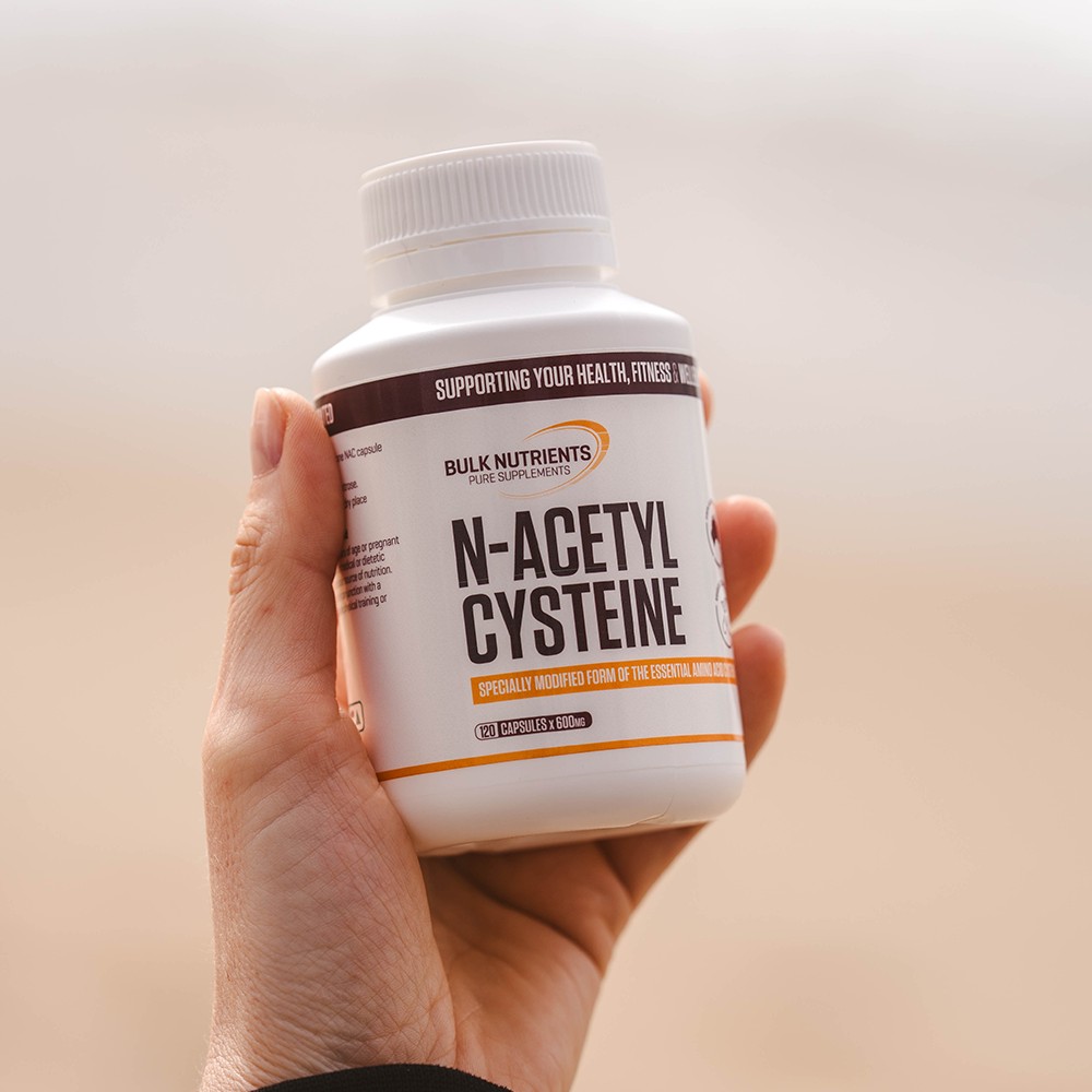 Bulk Nutrients' N-Acetyl Cysteine (NAC) Capsules is useful for a variety of health benefits - including replenishing the most powerful antioxidant in your body, glutathione.