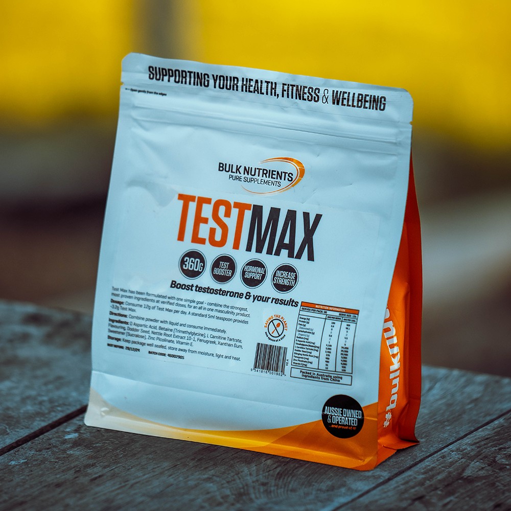 Bulk Nutrients' Test Max contains a unique combination of ingredients that work together to boost testosterone.