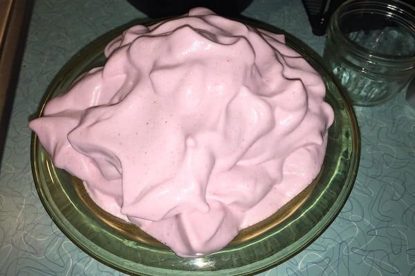 This is what protein fluff looks like.