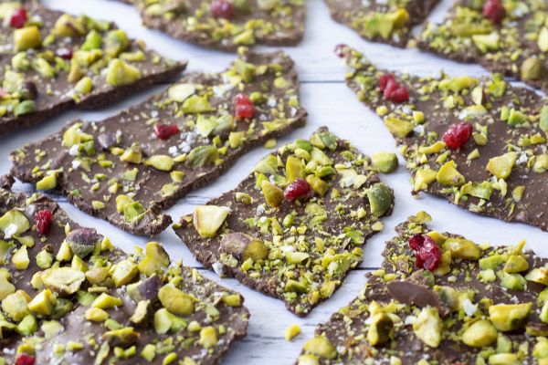 Pistachio and Dark Chocolate Protein Shards