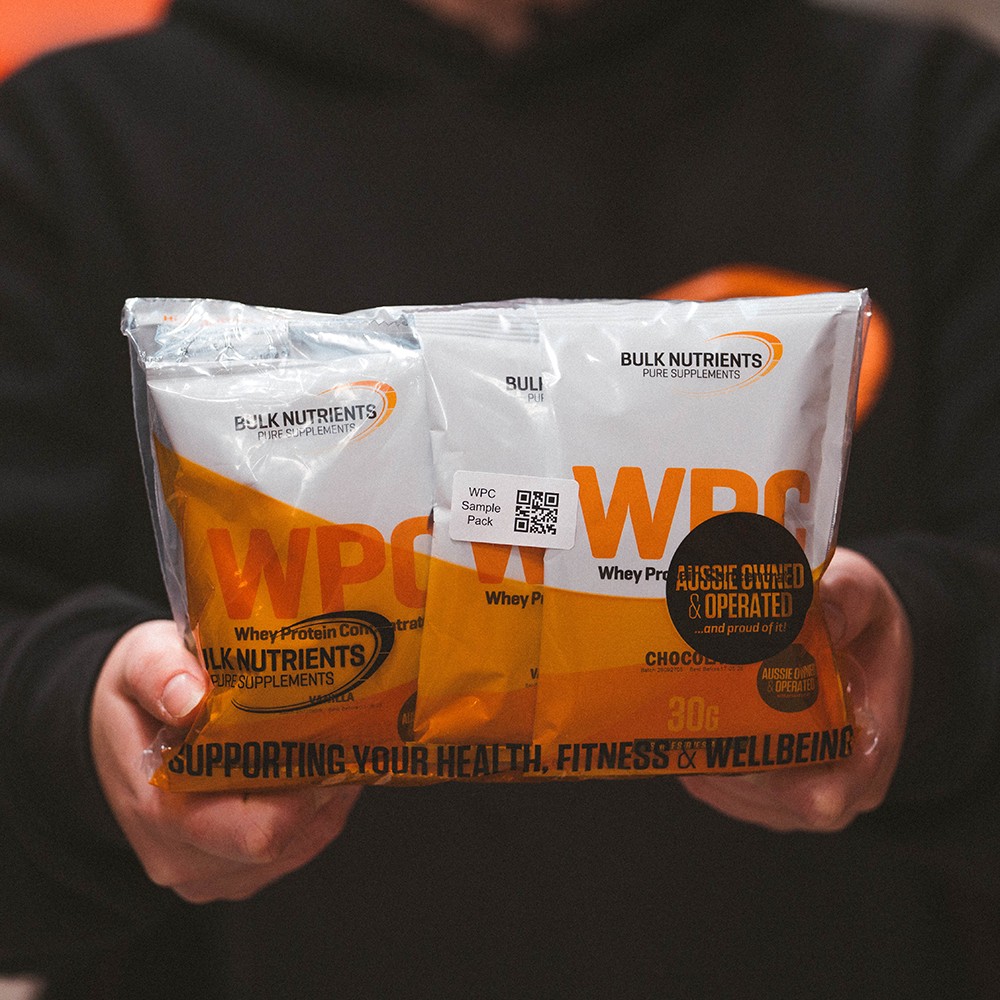 Bulk Nutrients' Whey Protein Concentrate Sample Pack