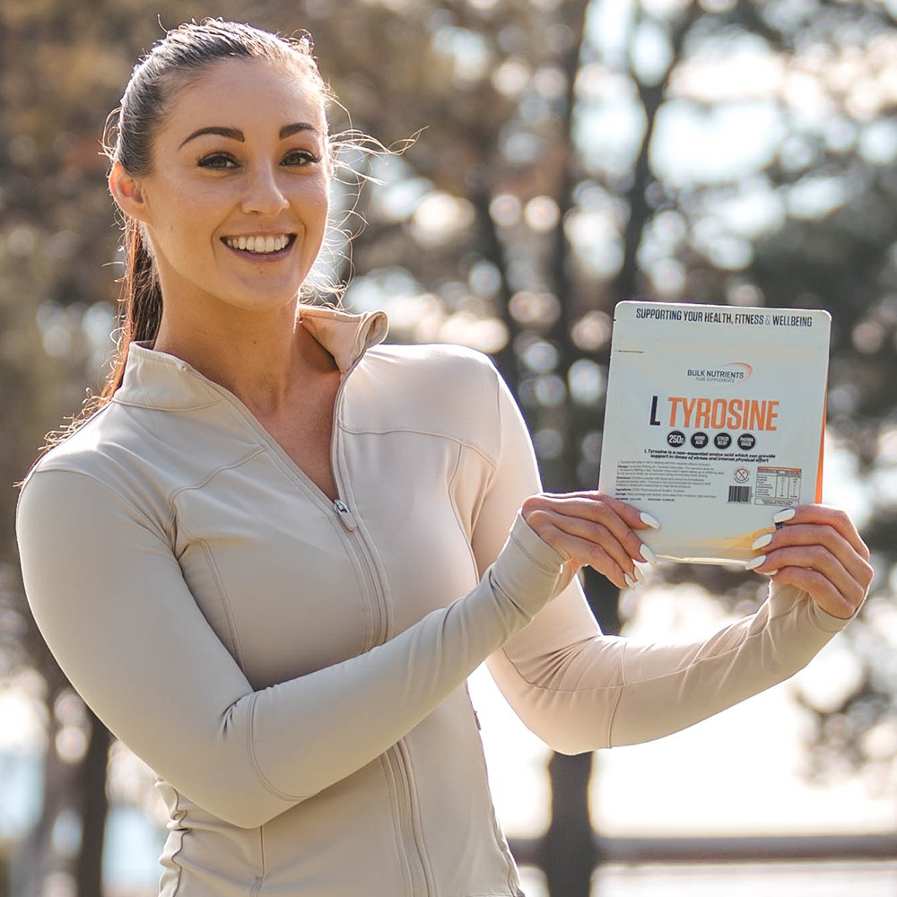 Bulk Nutrients' L Tyrosine can play a role in dealing with the negative effects of stress, sleep deprivation and intense physical effort (such as weight training).