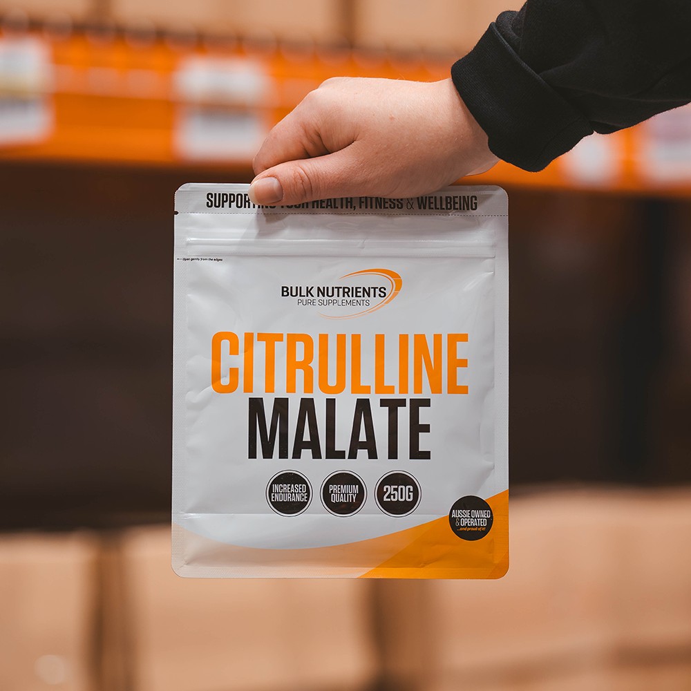 Citrulline Malate is a pre cursor to Arginine. It can help users increase nitric oxide levels, which may lead to increased strength and endurance.